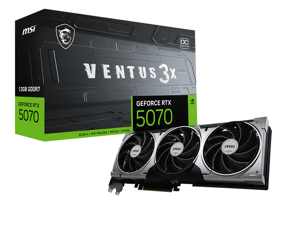 MSI GeForce RTX 5070 Ventus 3X OC 12GB